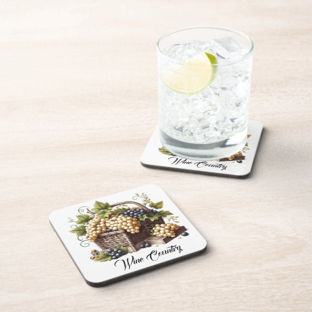 Hard Plastic Beverage Coaster (Right Side)