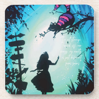 Hard plastic coaster