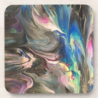 Hard plastic coaster