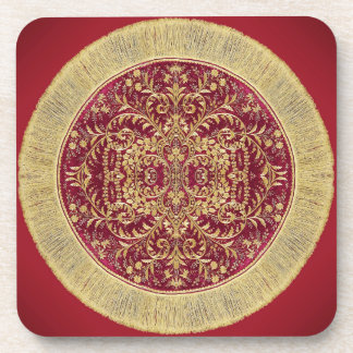 Hard plastic coaster