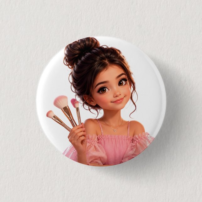 Hard plastic coaster button (Front)