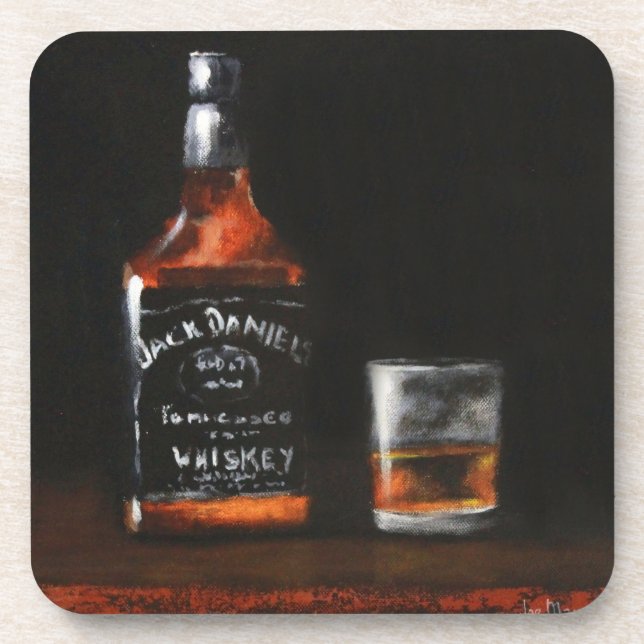 Hard Plastic Coaster Jack Daniels (Front)