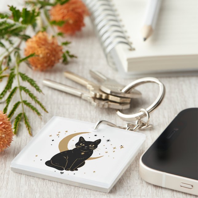 Hard plastic coaster keychain (Front Right)