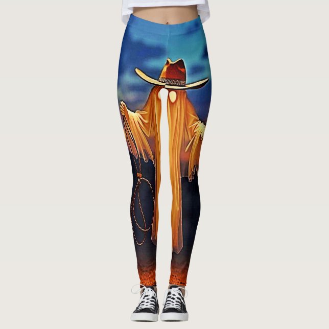 Hard plastic coaster leggings (Front)