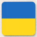 Hard plastic coaster with flag of Ukraine<br><div class="desc">Protect your tabletops in style with this hard plastic coaster featuring the flag of Ukraine! Crafted from durable, high-quality plastic material, this coaster not only showcases the vibrant blue and yellow colors of the Ukrainian flag but also offers reliable protection against beverage stains and spills. Whether you're enjoying your morning...</div>