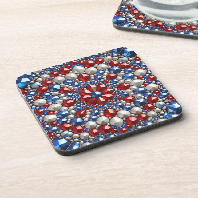 Hard plastic coaster with Netherlands Colors (Left Side)