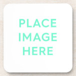 Hard Plastic coasters with cork back