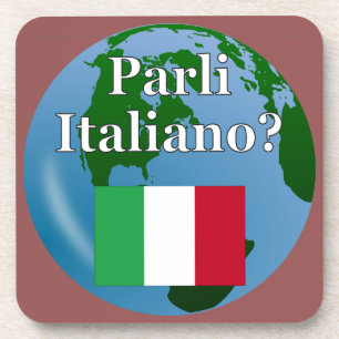 Hard Plastic coasters with cork back - set of 6