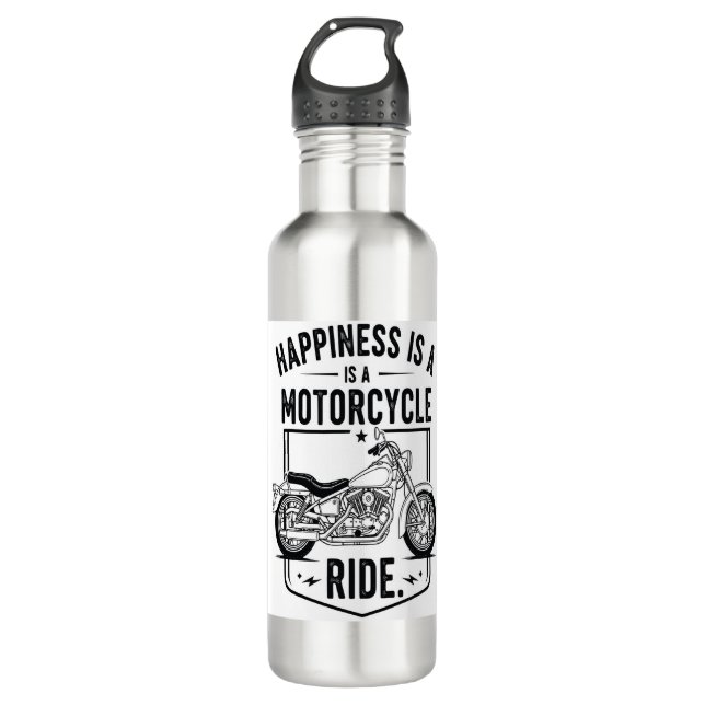 Hard Rider Summer Stainless Steel Water Bottle (Front)