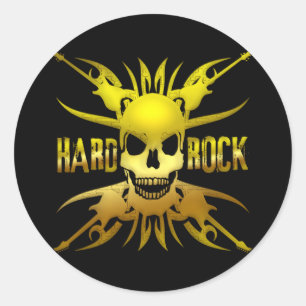 HARD ROCK CLASSIC ROUND STICKER