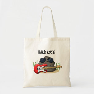Hard Rock Funny Geology Music Pun Tote Bag