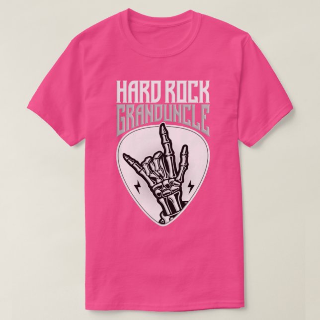 Hard Rock Granduncle Rock Hand Sign T-Shirt (Design Front)