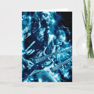 Hard Rock Heavy Metal Band Birthday Card