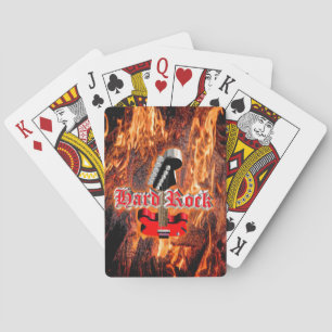 Hard rock into the fire poker cards
