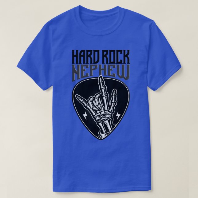 Hard Rock Nephew Rock Hand Sign1 T-Shirt (Design Front)