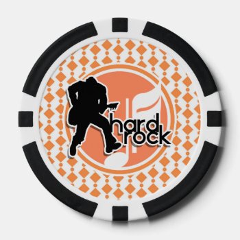 Hard Rock Poker Chips by MusicPlanet at Zazzle