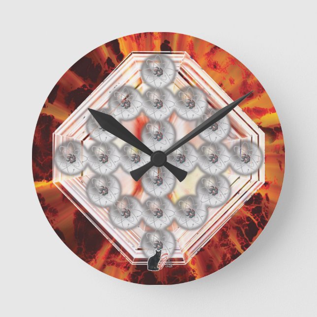Hard Rock Round Clock (Front)