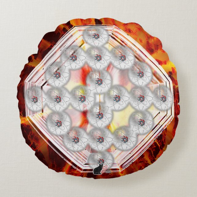 Hard Rock Round Pillow (Front)