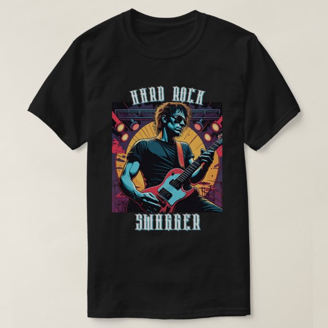 " HARD ROCK SWAGGER " T-Shirt (Design Front)