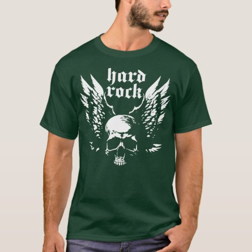 hard rockwith wings T_Shirt