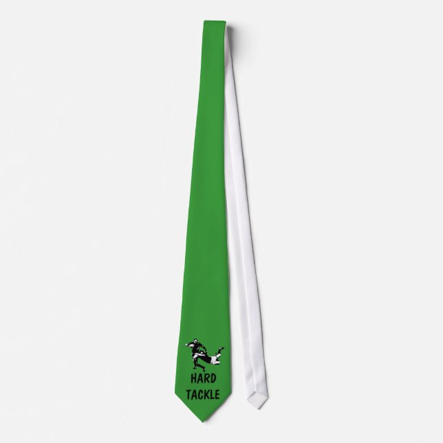 Hard rugby tackle neck tie (Front)