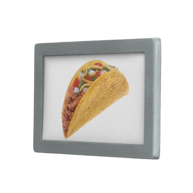 Hard Shell Taco Belt Buckle (Front Right)