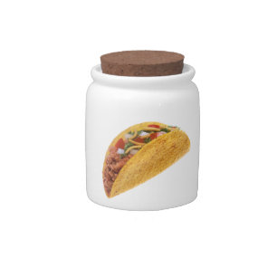 Hard Shell Taco Candy Jar