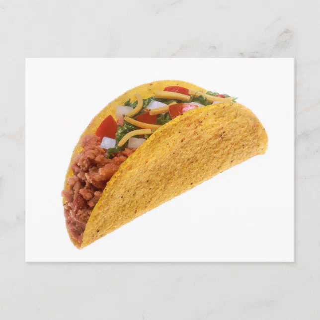 Hard Shell Taco Postcard | Zazzle