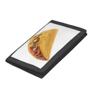 Hard Shell Taco Trifold Wallet