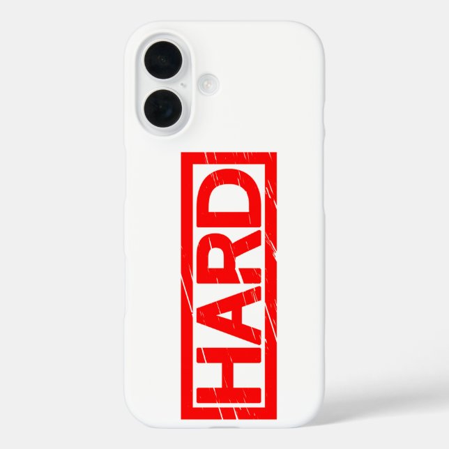 Hard Stamp Case-Mate iPhone Case (Back)