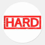 Hard Stamp Classic Round Sticker