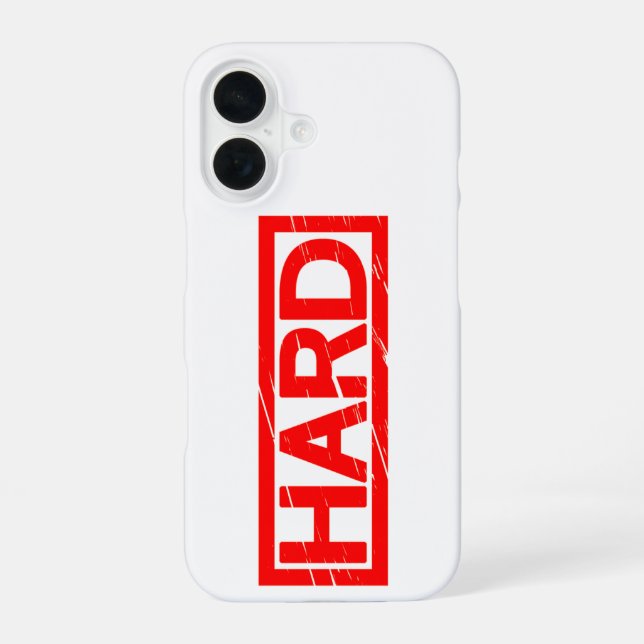 Hard Stamp Iphone Case (Back)