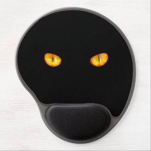 Hard Stare of Golden Bombay Cat Eyes Gel Mouse Pad