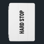 Hard Stop | Minimalist iPad Smart Cover<br><div class="desc">Protect your tablet with a design that signals you're offline. This durable cover provides structural safety while maintaining a clean, industrial look for your mobile device.</div>