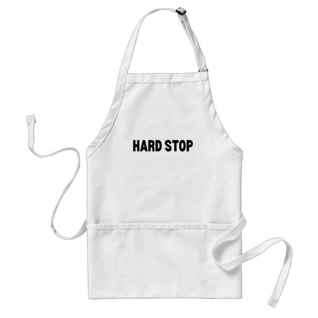 Hard Stop | Professional Studio  Adult Apron (Front)