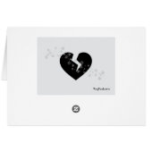"Hard To Believe" Relationship Breakup Custom Cards (Back Horizontal)