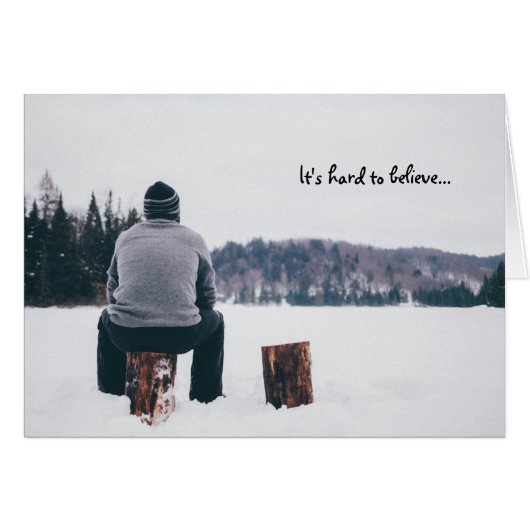 "Hard To Believe" Relationship Breakup Custom Cards (Front Horizontal)