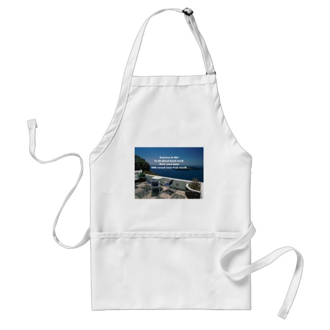 Hard work adult apron (Front)