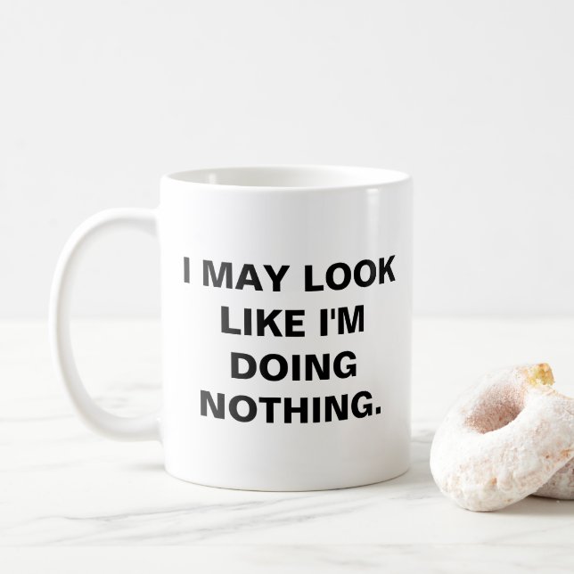 Hard work Mug (With Donut)