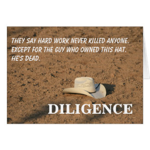 Hard work won't kill you (I promise) Cards