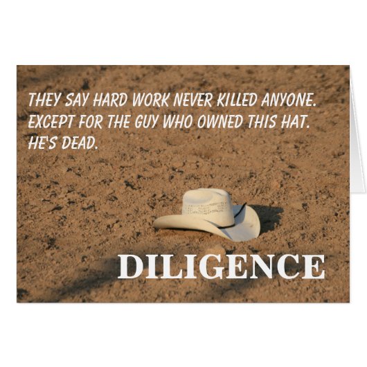 Hard work won't kill you (I promise) Cards (Front Horizontal)