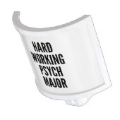 Hard Working Psych Major Night Light (Angled)