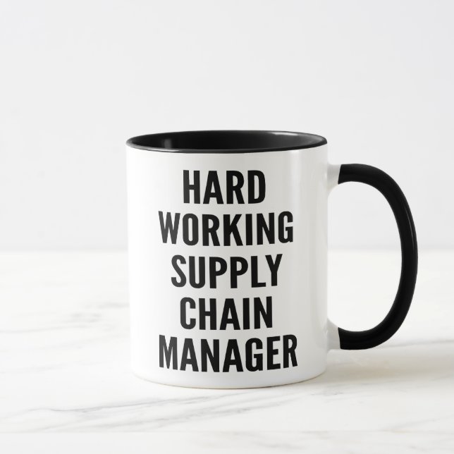 Hard Working Supply Chain Manager Mug (Right)