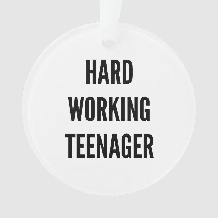 teenager ornament
