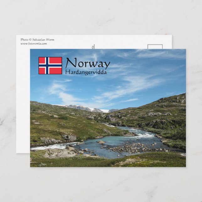 Hardangervidda Norway Postcard (Front/Back)