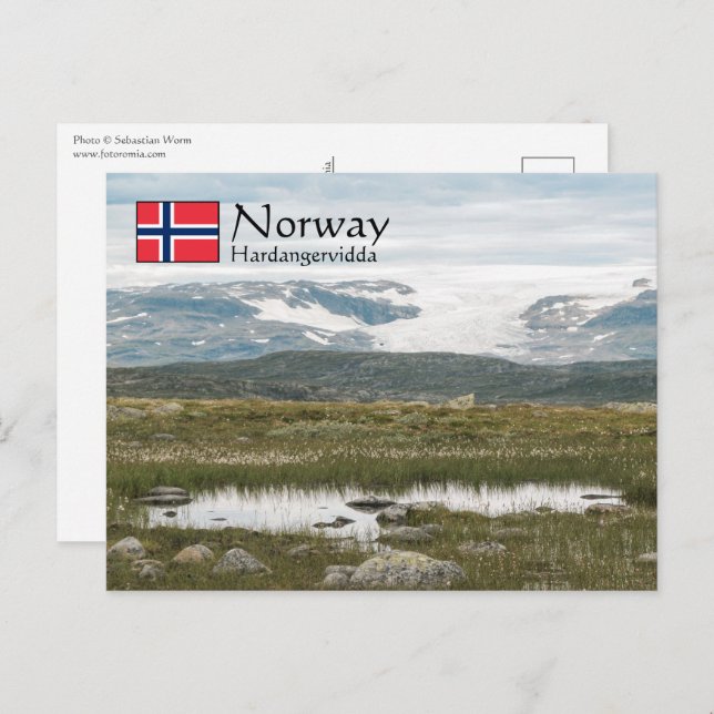 Hardangervidda Norway Postcard (Front/Back)