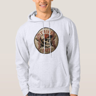 Hardball Syndicate Official Brand Skull Baseball P Hoodie