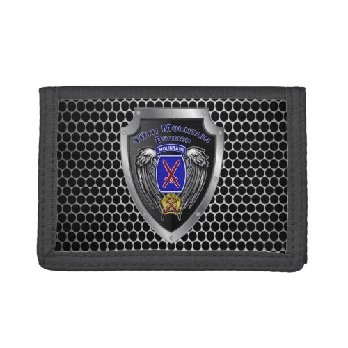Hardcore 10th Mountain Division Trifold Wallet