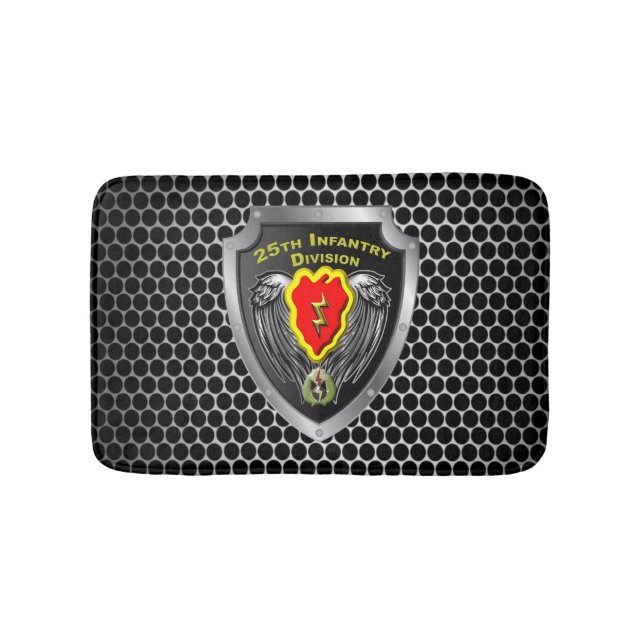 Hardcore 25th Infantry Div “Tropic Lightning” Bath Mat (Front)