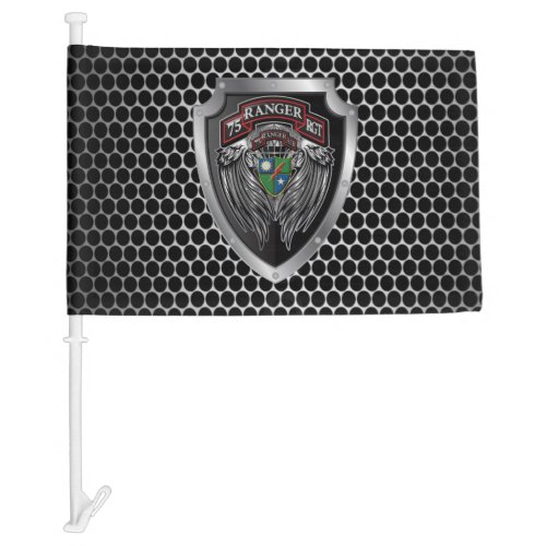 Hardcore 75th Ranger Regiment Car Flag